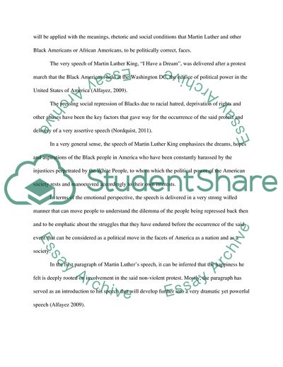 I Have a Dream: A Critical Discourse Analysis