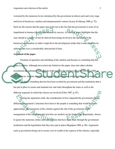 The Political Economy of the Rentseeking Society