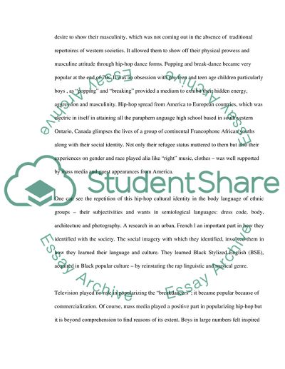 The Grammar of Hip-hop