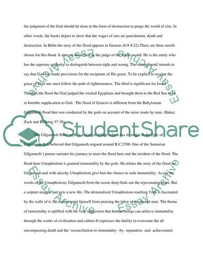 World Literature- Flood Accounts