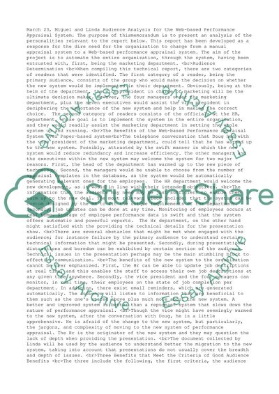 Business Communications: Project # 1