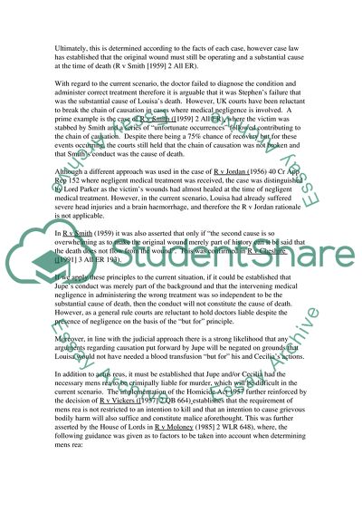 CRIMINAL LAW QUESTION