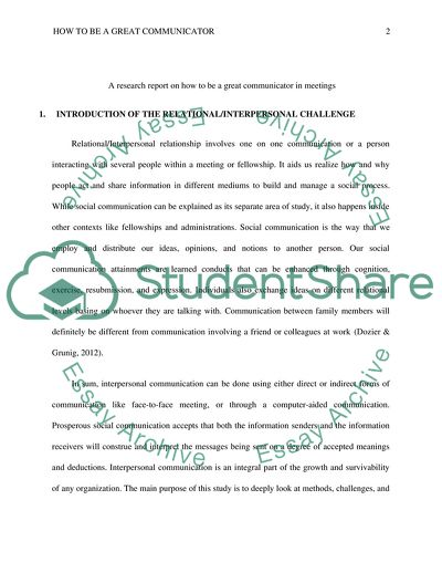 How to Be a Great Communicator