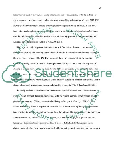 A Systems Approach to the Exploration of Challenges of Online Distance Education - Saudi Arabia