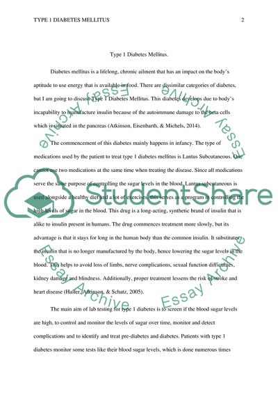Managing Endocrine Disorders: Type 1 Diabetes Mellitus