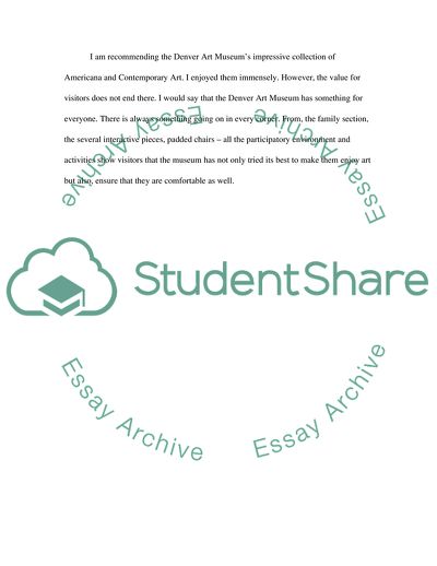 My Visit to Denver Art Museum