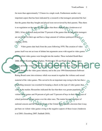 Preventing Exposure of Kids to Violent Video Games