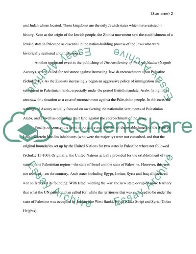 Palestine, Israel and the Arab-Israeli Conflict