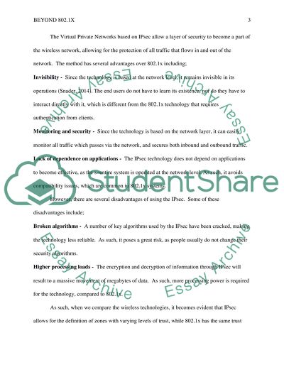 Wireless security beyond 802.1x