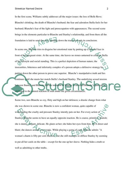 A Streetcar Named Desire by Tennessee Williams