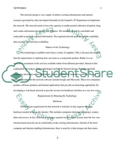 Overview and Objectives of the Network Technology