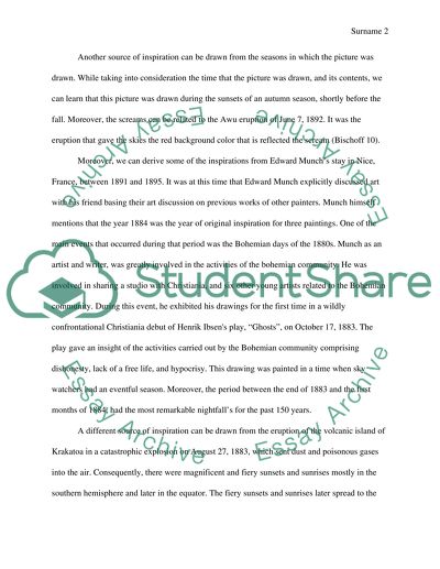 What Inspired Edward Munch to draw The Scream