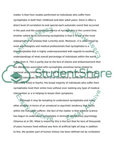 Causal paper: Why do some people fear darkness