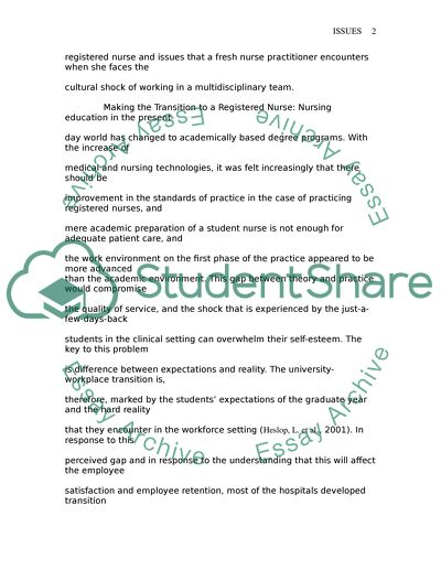 Nursing Education in the Present Day