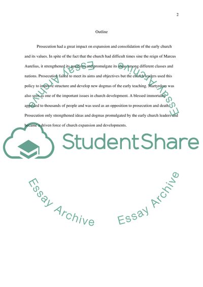 Prosecution of the Early Church