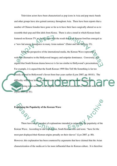 Hallyu - Korean Wave Sweeping Across East Asia