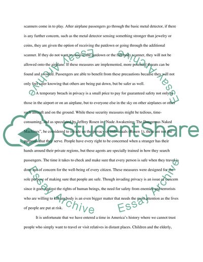 Security versus privacy