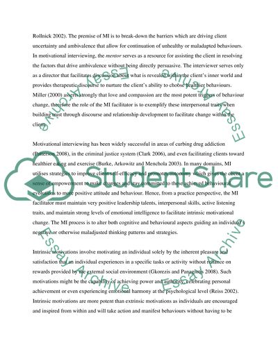 Principles of Motivational Interviewing in Community Development