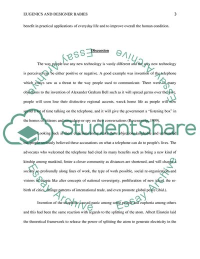 Designer Babies, Eugenics and the Concept of 3 Parent Child