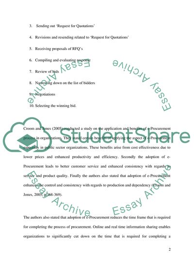 E-procurement and diffusion of innovation theory and Rogerss model