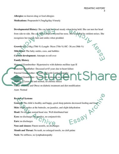 Paediatric Clinical Examination