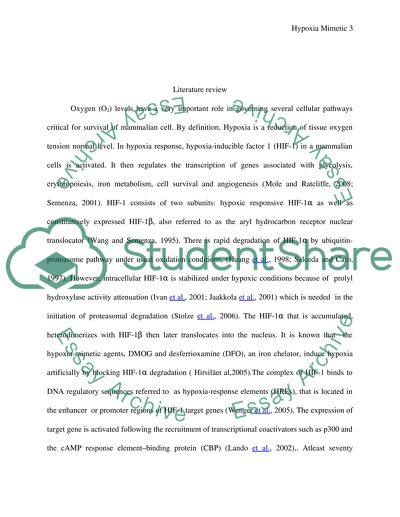 WSB1 Induction by Hypoxia Mimetic