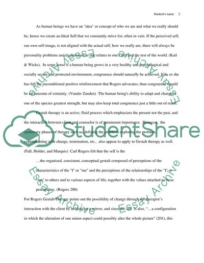 Rogers Gestalt Therapy