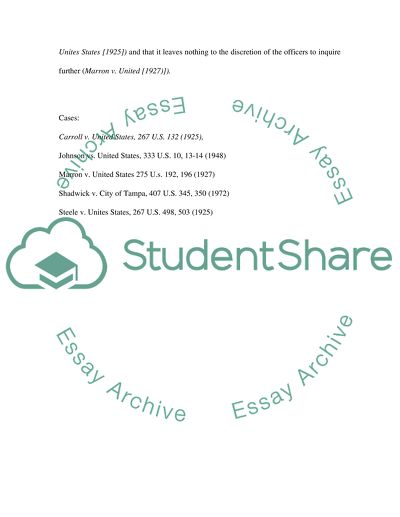 The Fourth Amendment to the US Constitution