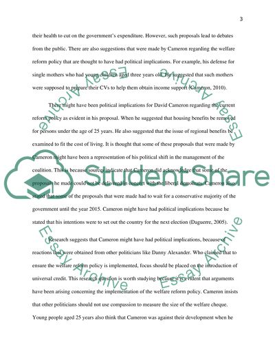 Political Implications for David Cameron