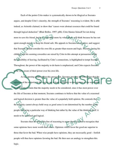 Socrates Argument Against Crito