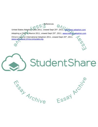 Adoption Concept in Different Cultures