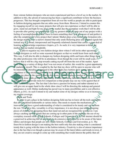 Fashion Designer Employment Status Report