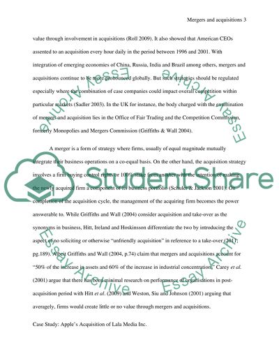 Apples Acquisition of Lala Media Inc