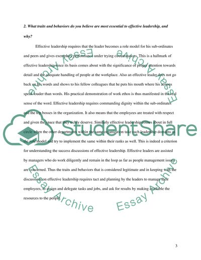 Diversity and Effective Leadership in Multicultural Workplaces