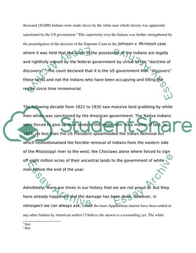 Evolution of American Policies on Native Americans