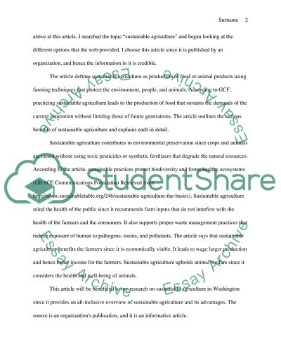 Source Evaluation and Analysis Assignment Essay