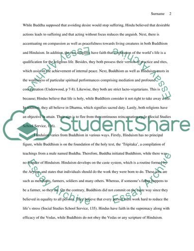 Comparative Study of Two Indian or Two Chinese Religions