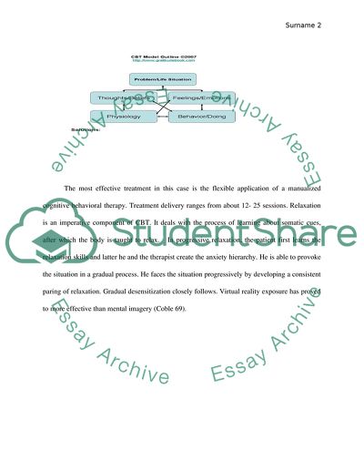 Cognitive Behavioral Therapy in Treating Post-Traumatic Stress Disorder