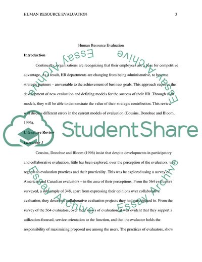 Selective Lit Review