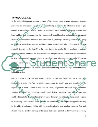 Security-Enhanced Linux System