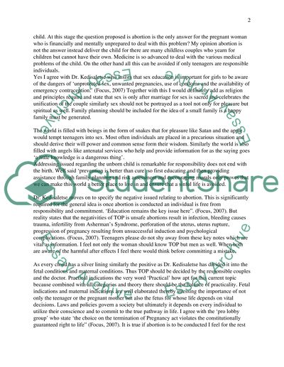 Entering the World of Sexuality