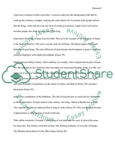 Analyzing Monarchy in the Middle East