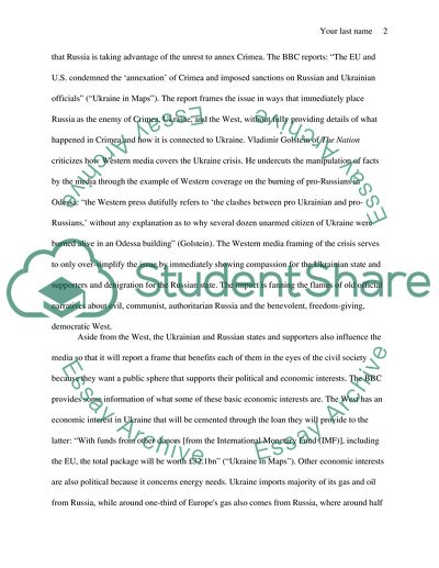 State-Controlled Media: Different, Biased Versions on the Ukraine Crisis