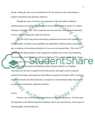 The Advantages and Disadvantages of Capillary Electrophoresis