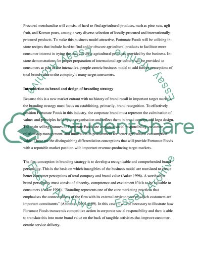 Brand Management: Fortunate Foods