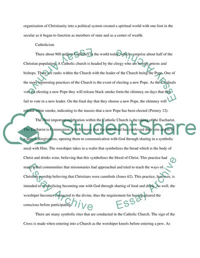 Christianity Compared to Muslim Traditions