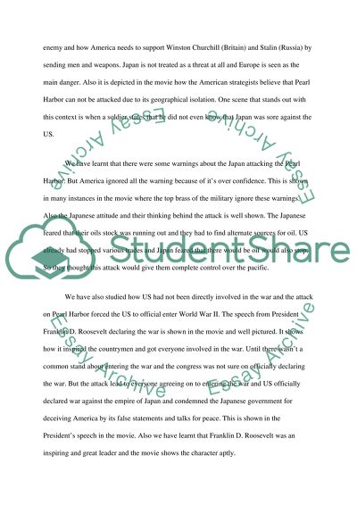 The Re-Creation of the World War II Scenes