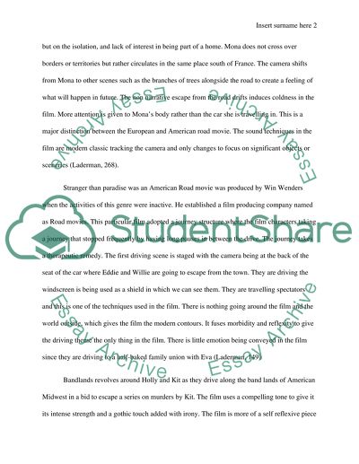 Road Movies Analysis
