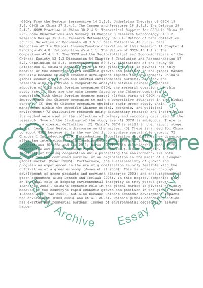 Green Supply Chain: China vs Western Countries