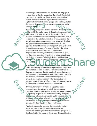 BHS 411 Issues of Terrorism Mod 3 SLP